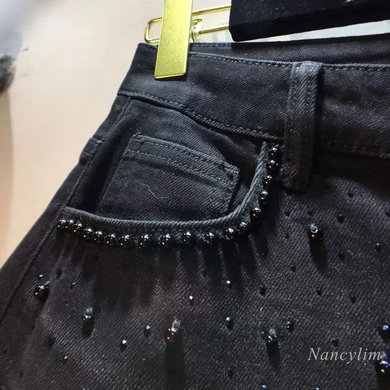 Pantalón con encaje Aldara