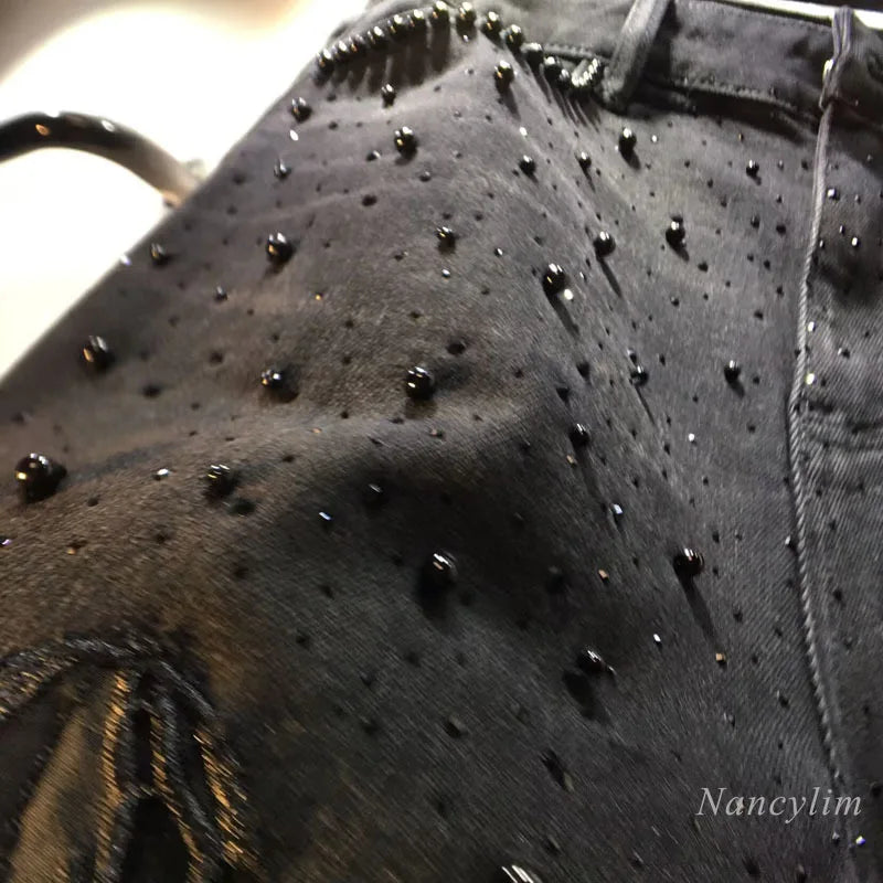 Pantalón con encaje Aldara