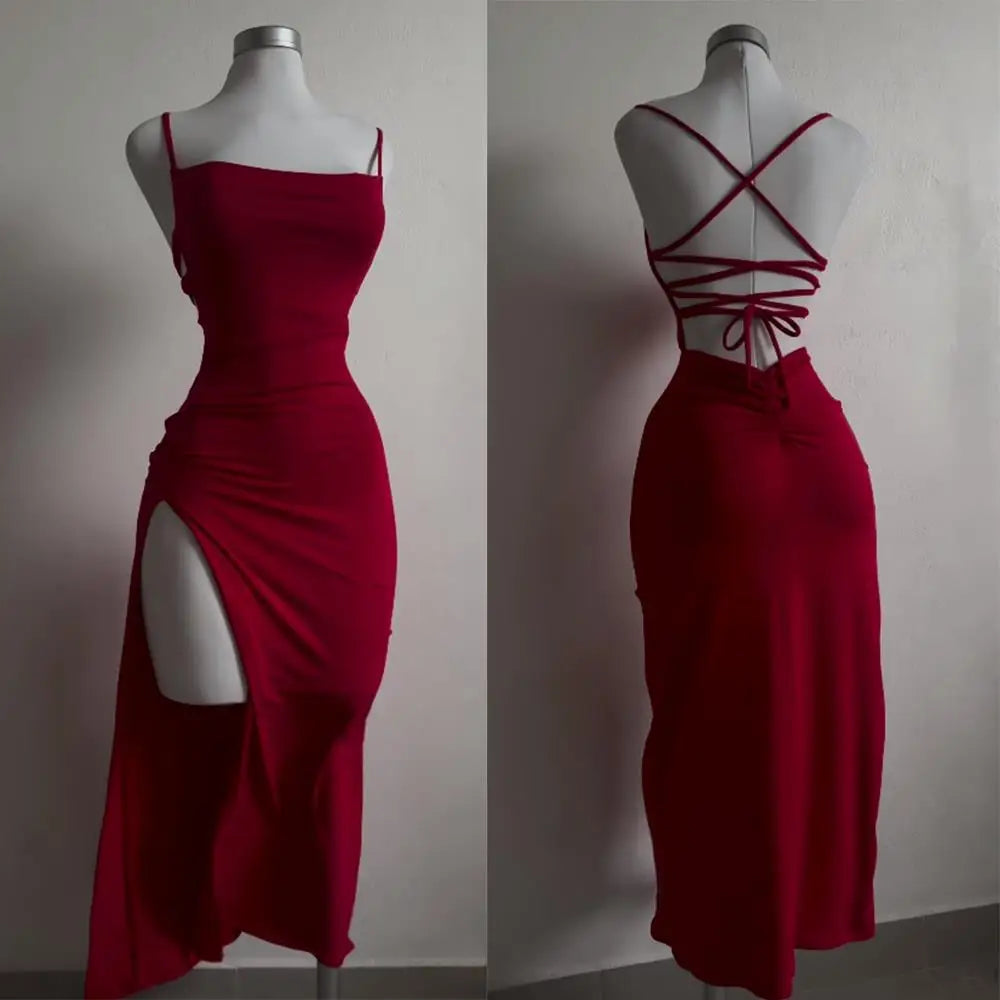 Vestido ajustado con escote
