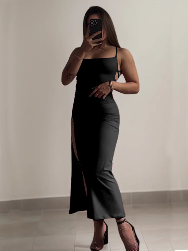 Vestido ajustado con escote