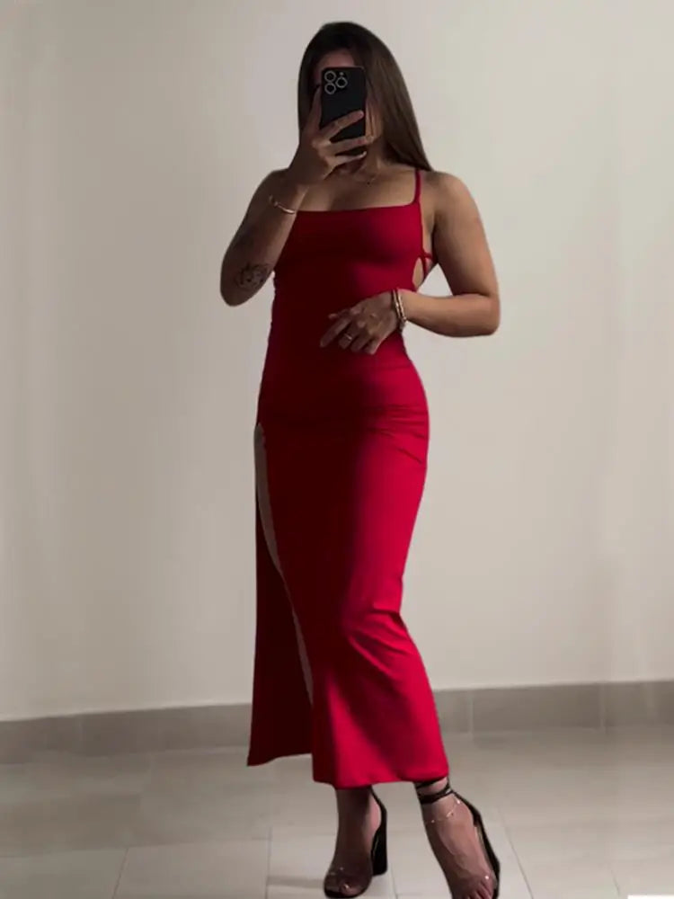 Vestido ajustado con escote